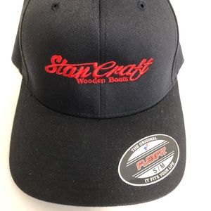 Stancraft Wooden Boats Black Flexfit Baseball Cap